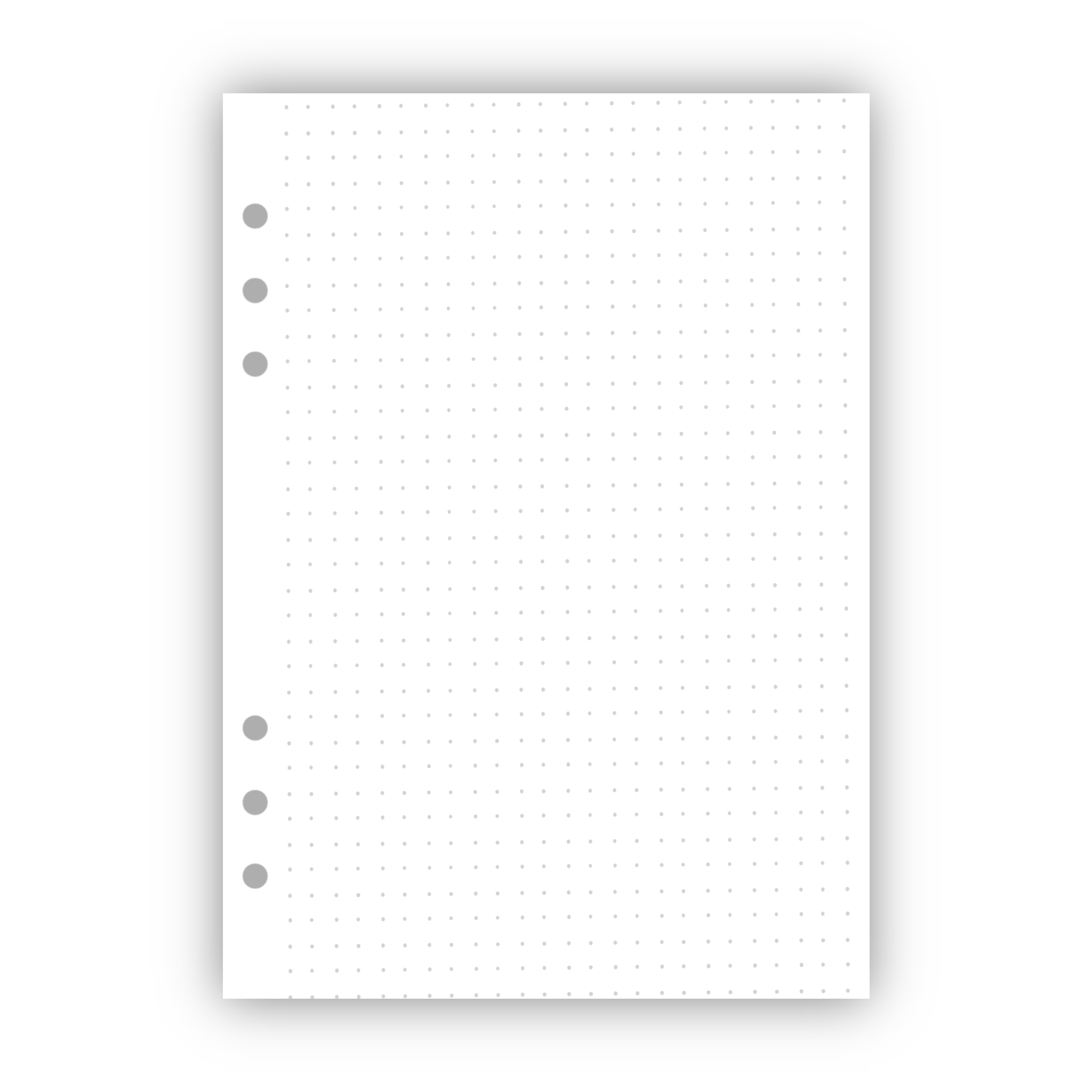 Blank Dot Grid Pages