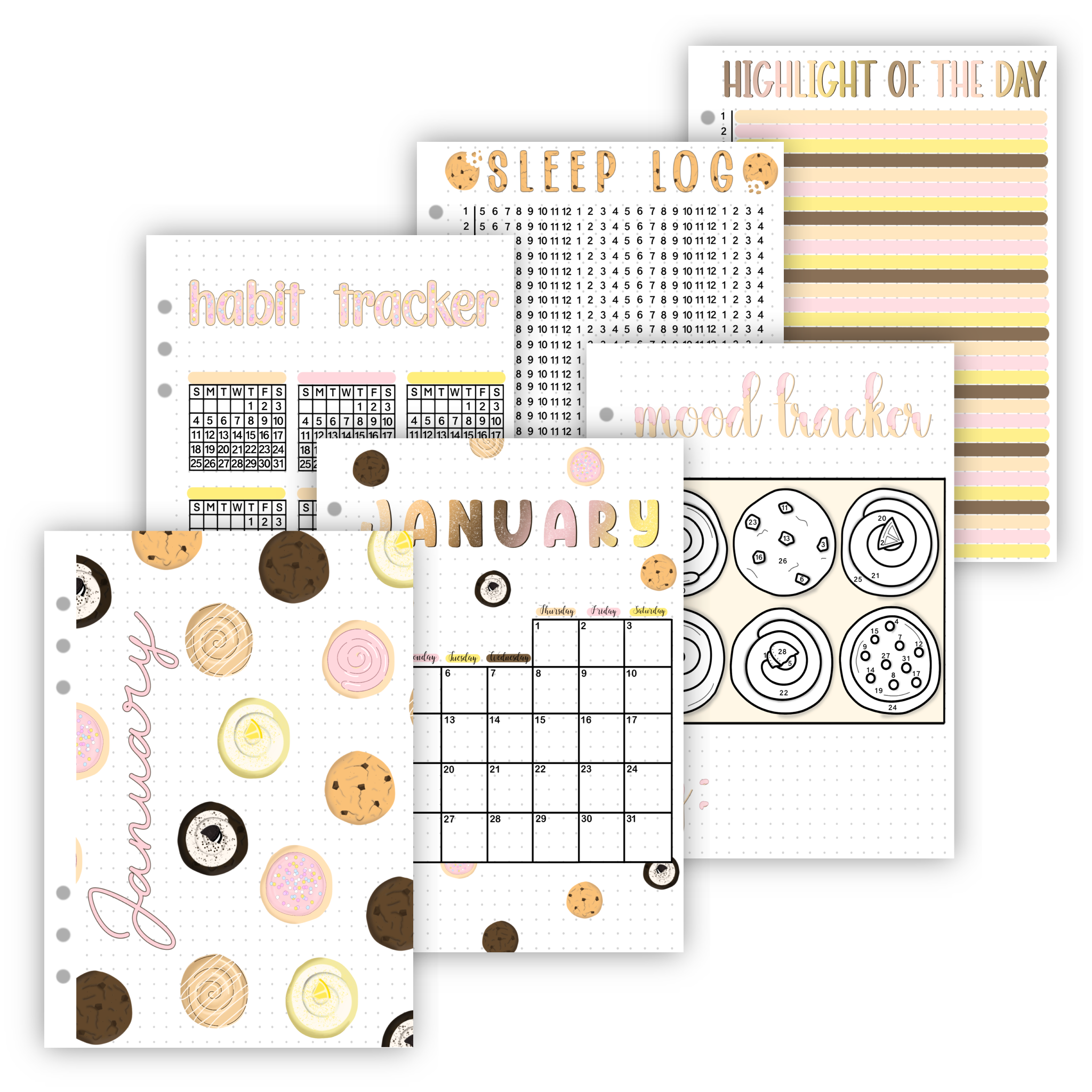 2026 Monthly Page Sets