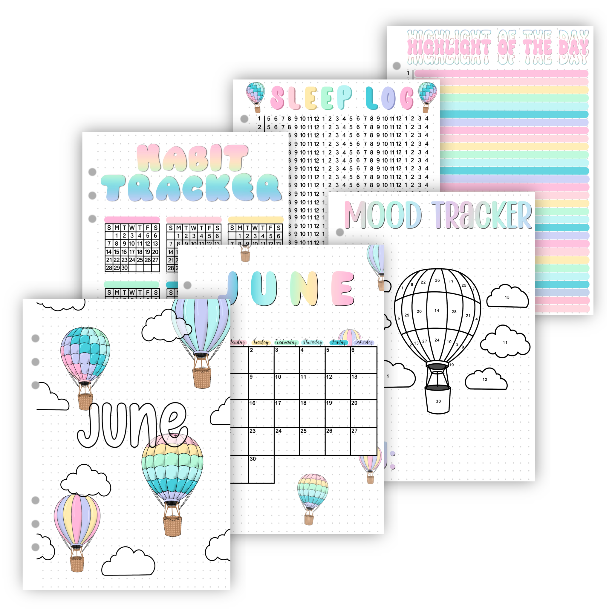 2026 Monthly Page Sets