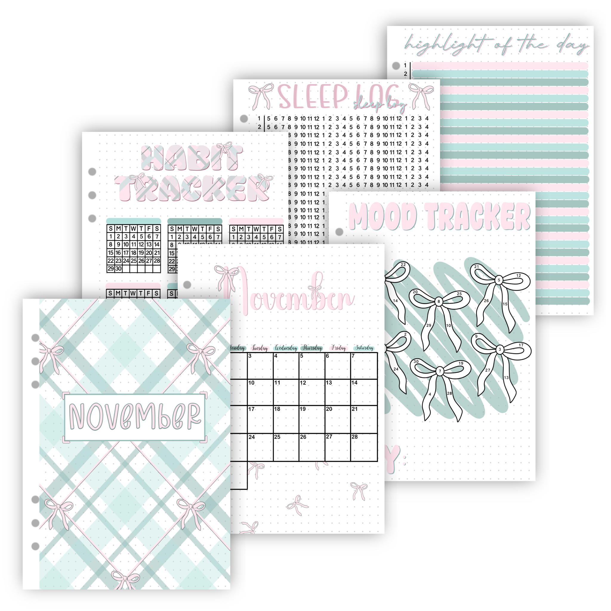 2026 Monthly Page Sets