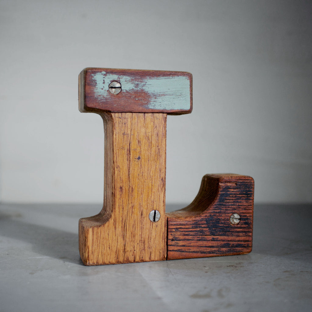 Reclaimed Wooden Letters