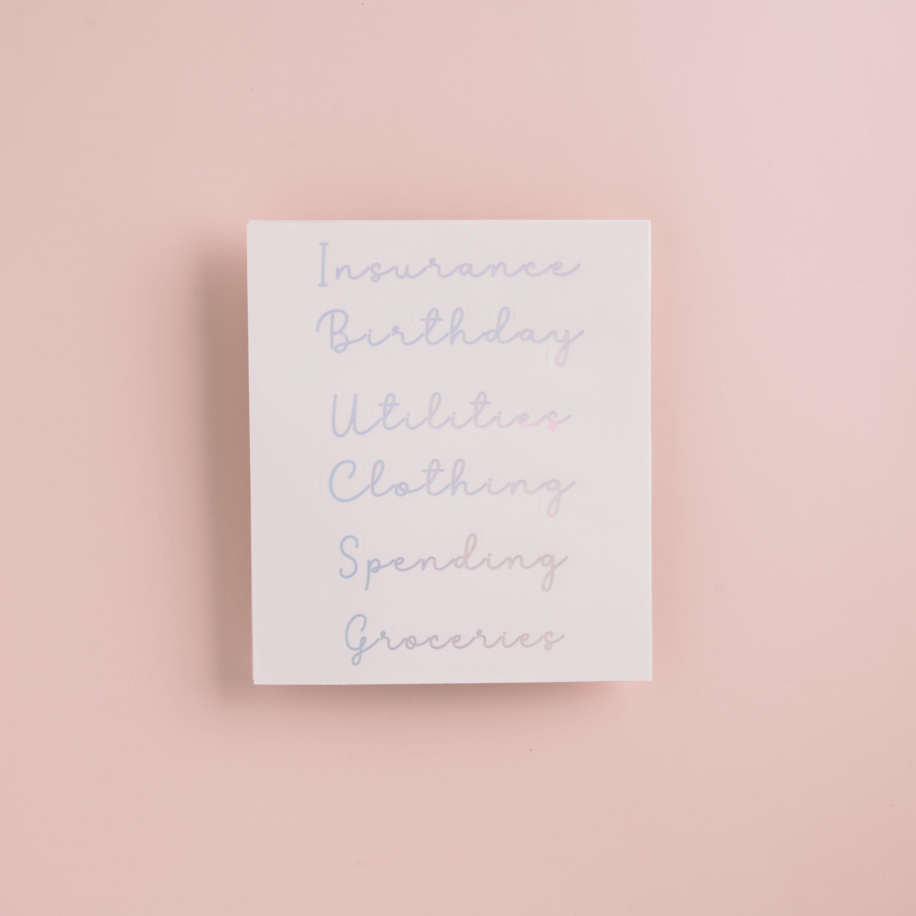 Envelope Labels