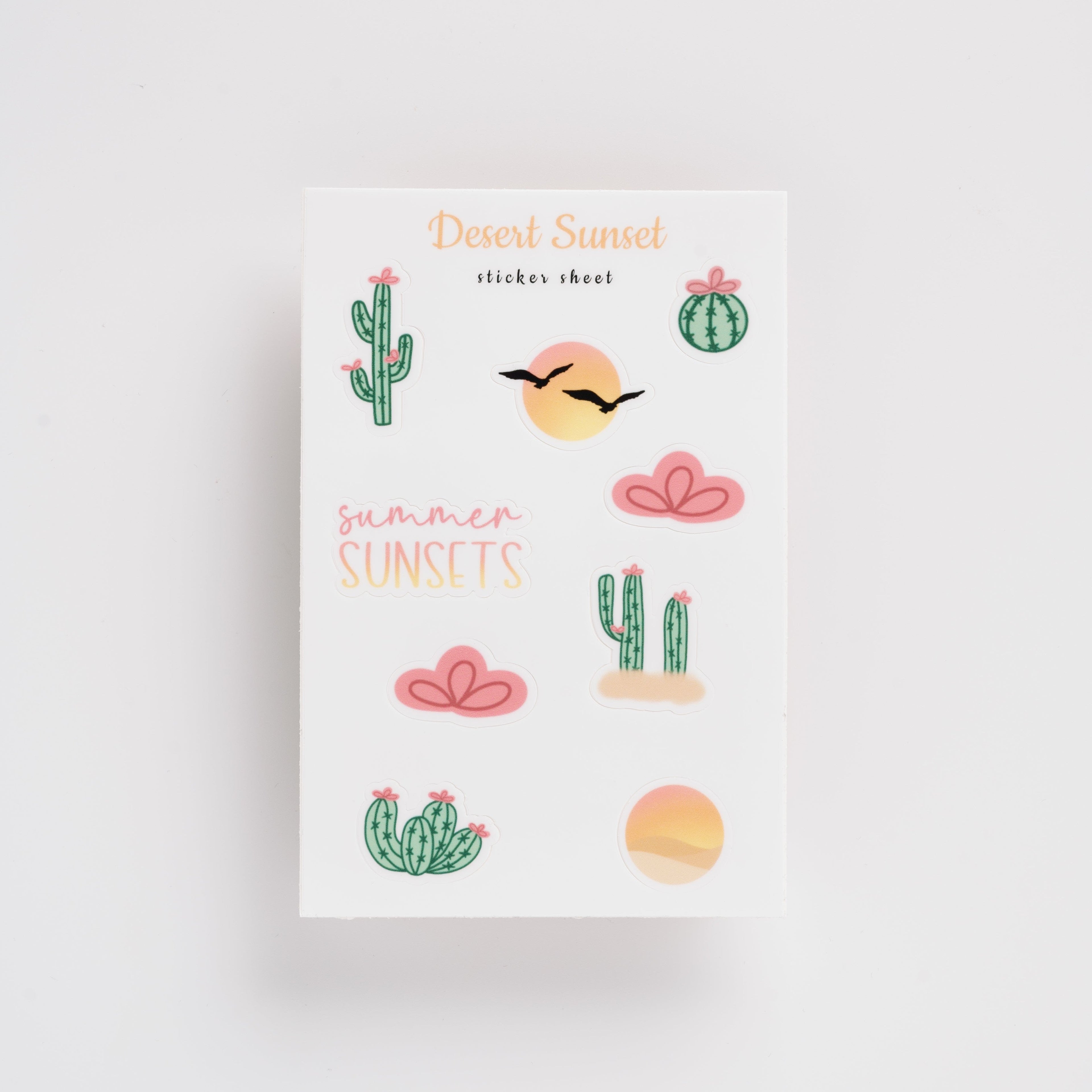 Desert Sunset Sticker Sheet